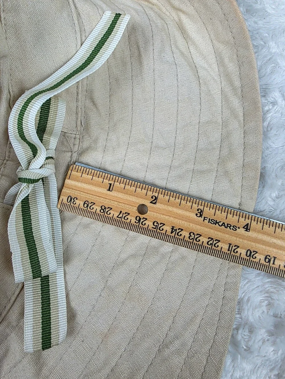 Kirstenbosch South Africa Bucket Hat Beige Linen Size Medium